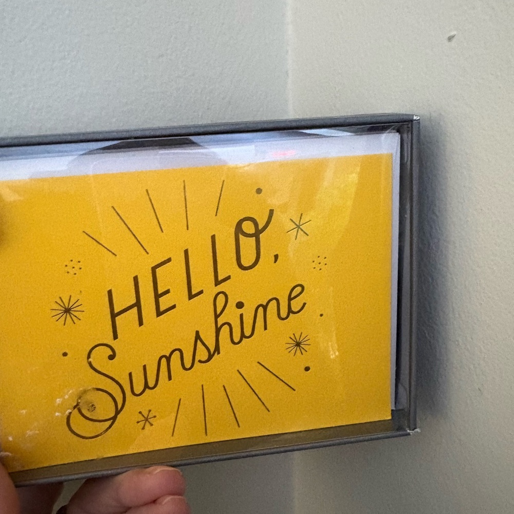 Hallmark Gray Greeting Card Set X2